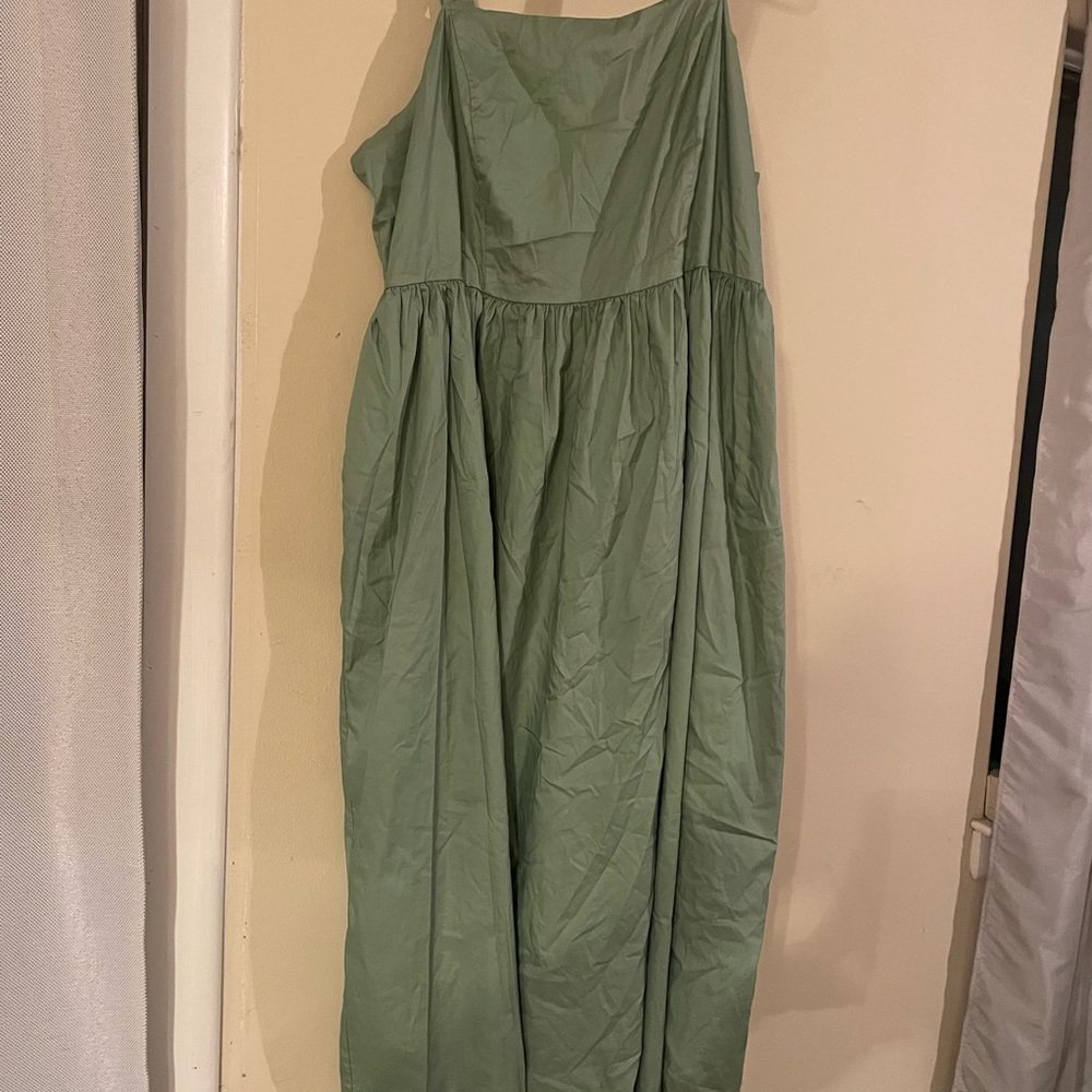 Lane Bryant Sage Green Maxi Dress